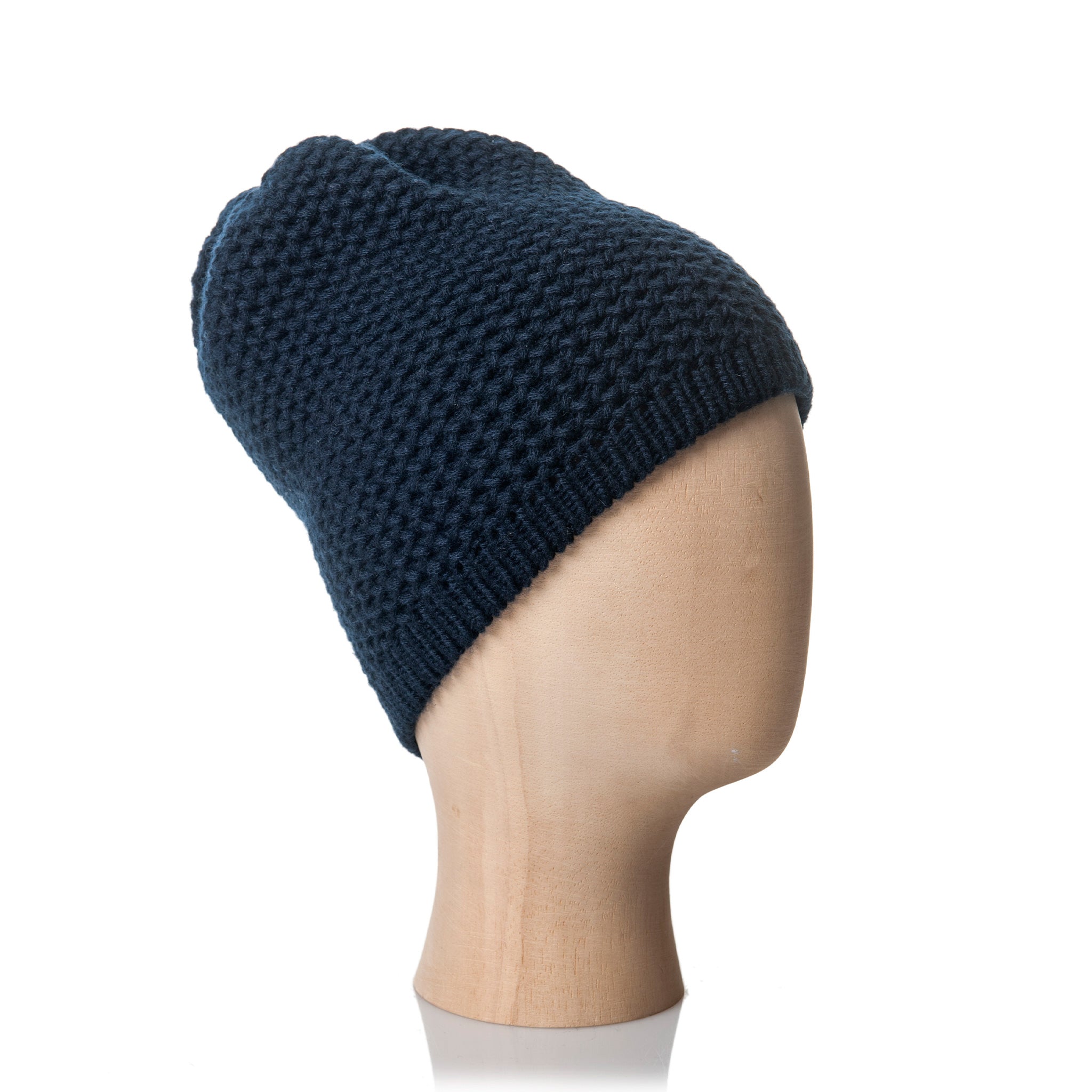 インヴェルニ INVERNI　カシミアニット帽　2 CASHMERE LONG BEANIE – INVERNI