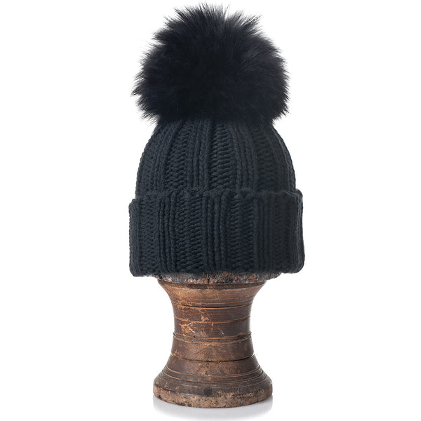 BEANIE WITH TURN-UP FOLD