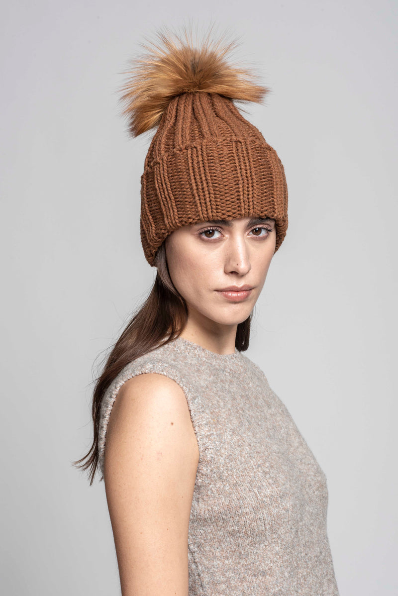 BEANIE WITH TURN-UP FOLD