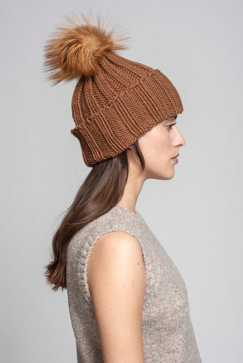 BEANIE WITH TURN-UP FOLD