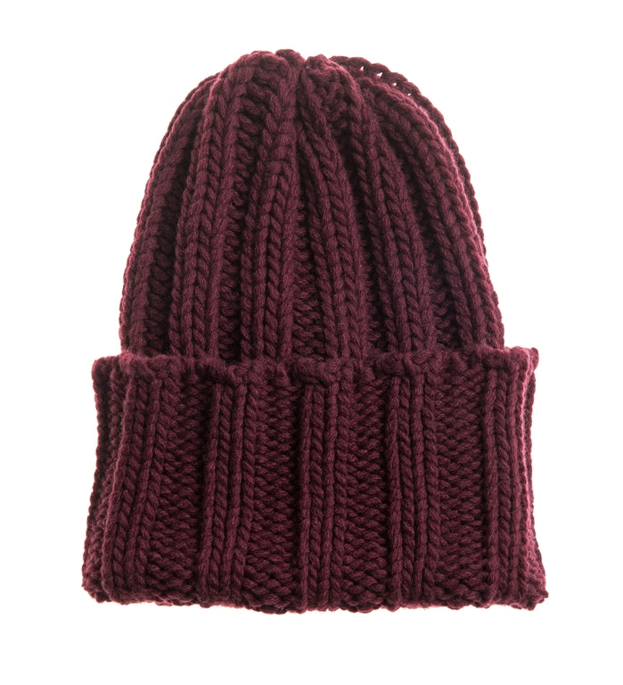 BEANIE WITH TURN-UP FOLD