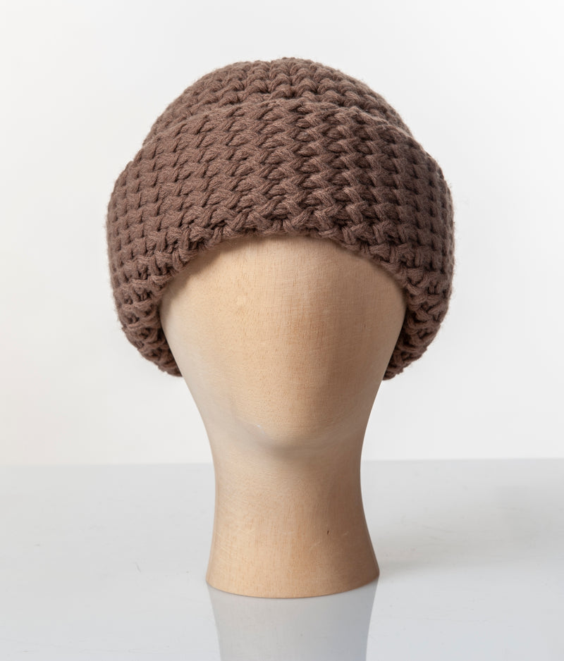 BEANIE WITH TURN-UP FOLD