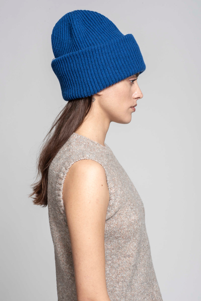 BEANIE WITH TURN-UP FOLD