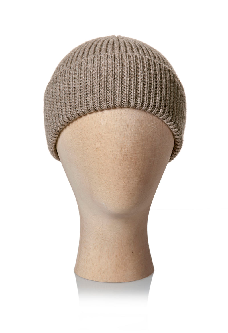 BEANIE WITH TURN-UP FOLD