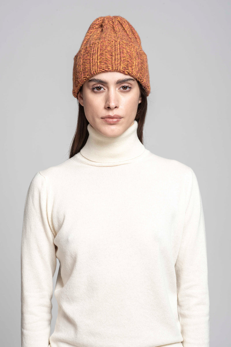 BEANIE WITH TURN-UP FOLD