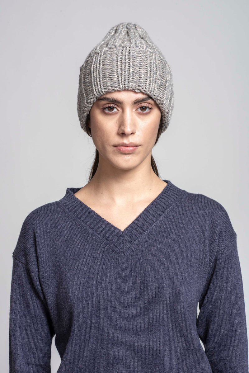 BEANIE WITH TURN-UP FOLD