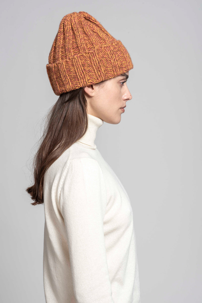 BEANIE WITH TURN-UP FOLD