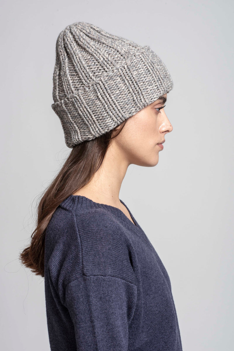 BEANIE WITH TURN-UP FOLD