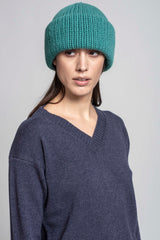 BEANIE WITH TURN-UP FOLD
