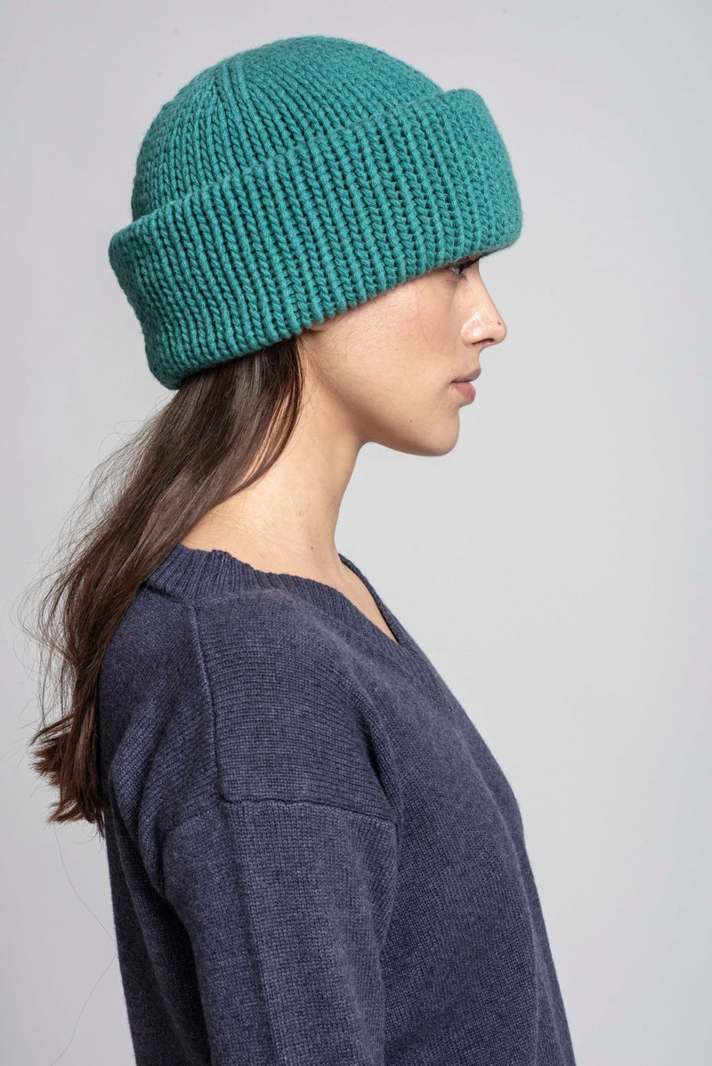 BEANIE WITH TURN-UP FOLD