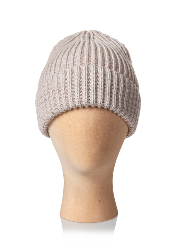 BEANIE WITH TURN-UP FOLD