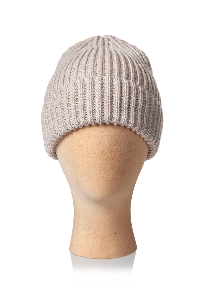 BEANIE WITH TURN-UP FOLD