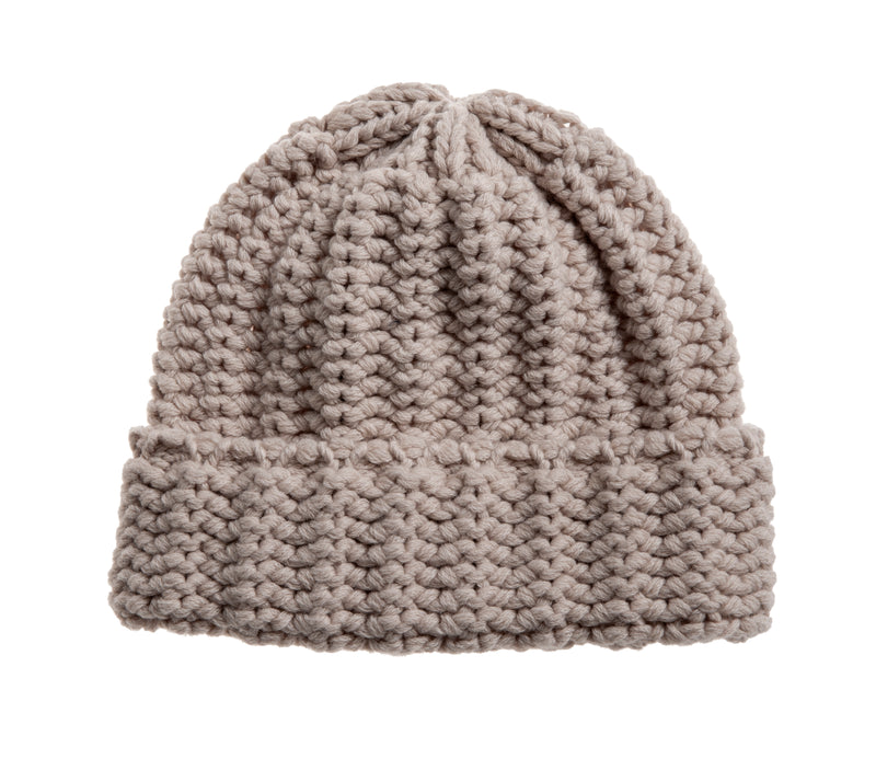 BEANIE WITH TURN-UP FOLD