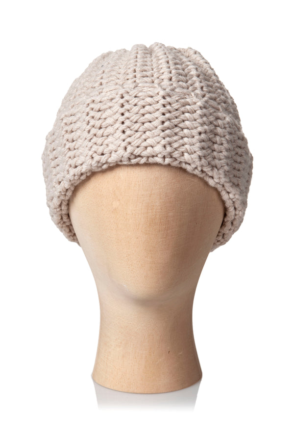 BEANIE WITH TURN-UP FOLD