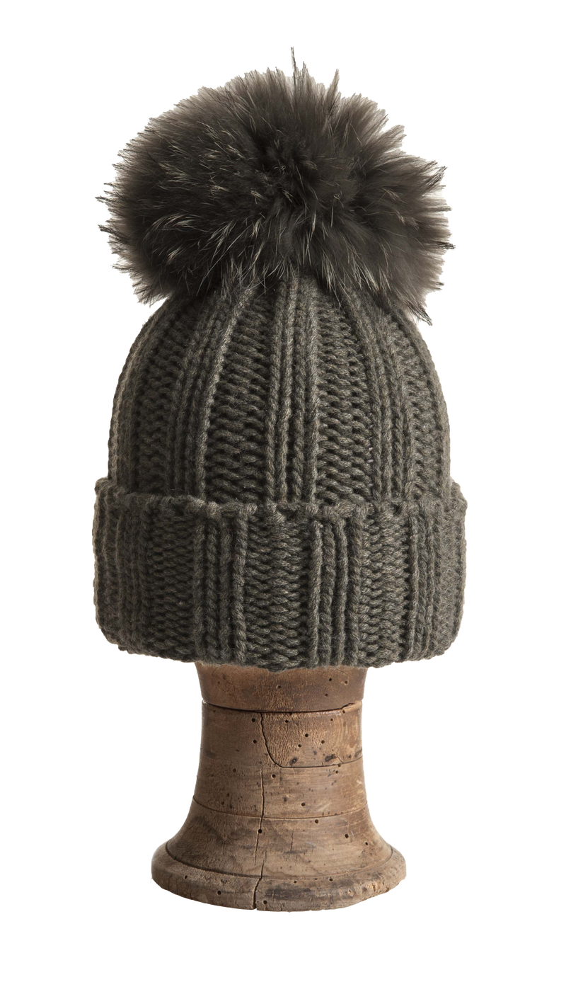 BEANIE WITH TURN-UP FOLD