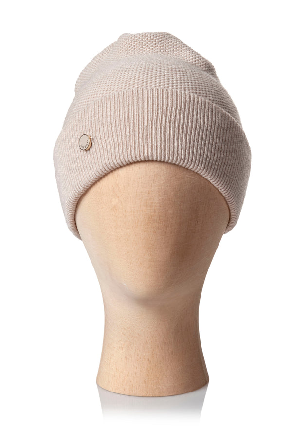 BEANIE WITH TURN-UP FOLD