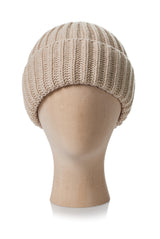 BEANIE WITH TURN-UP FOLD