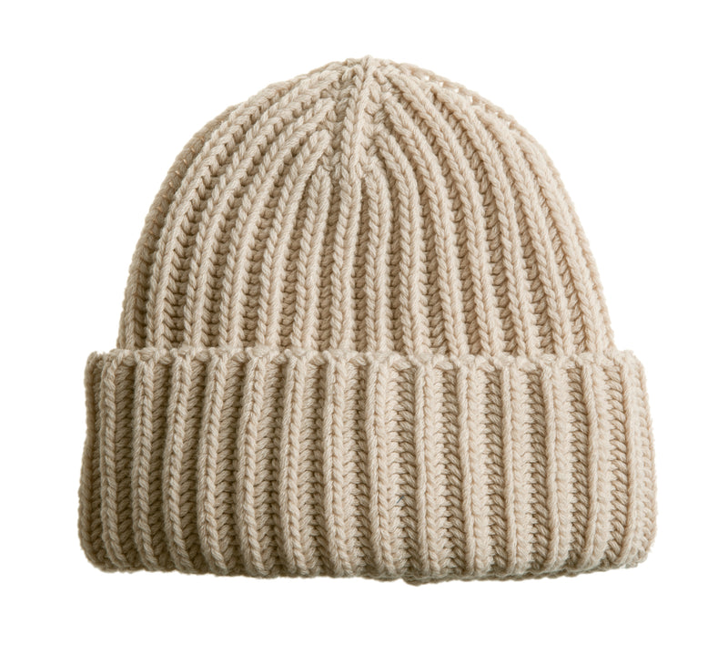 BEANIE WITH TURN-UP FOLD