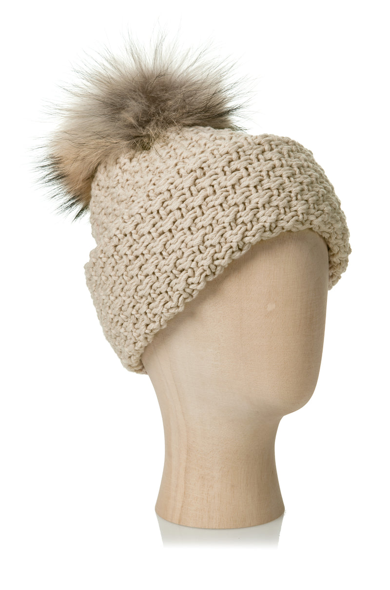 BEANIE WITH TURN-UP FOLD