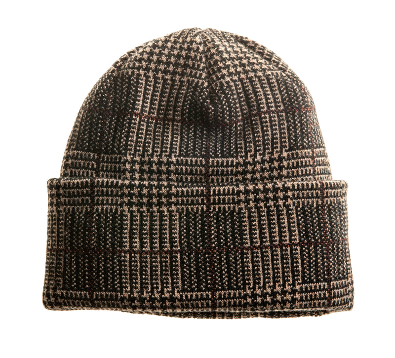 BEANIE WITH TURN UP FOLD
