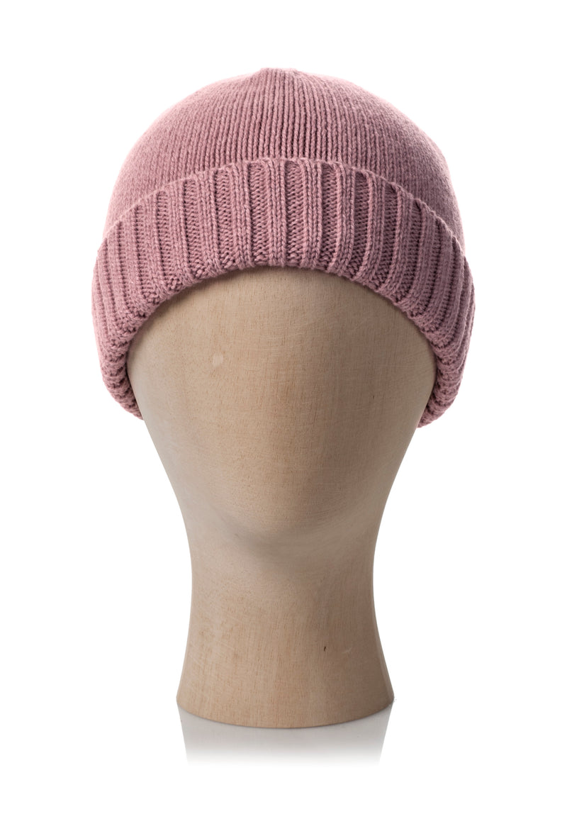 BEANIE WITH TURN-UP FOLD