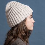 BEANIE WITH TURN-UP FOLD